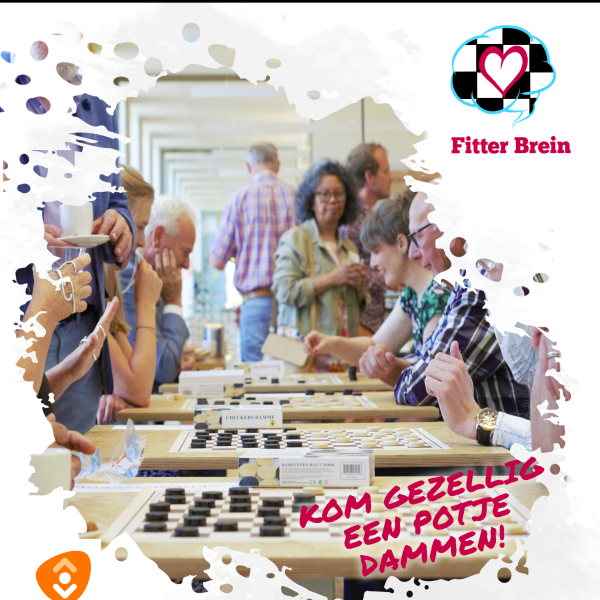 Kom gezellig een potje dammen!