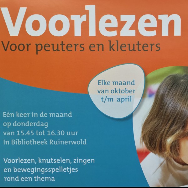 Voorlezen voor peuters en kleuters (Bibl. Ruinerwold)