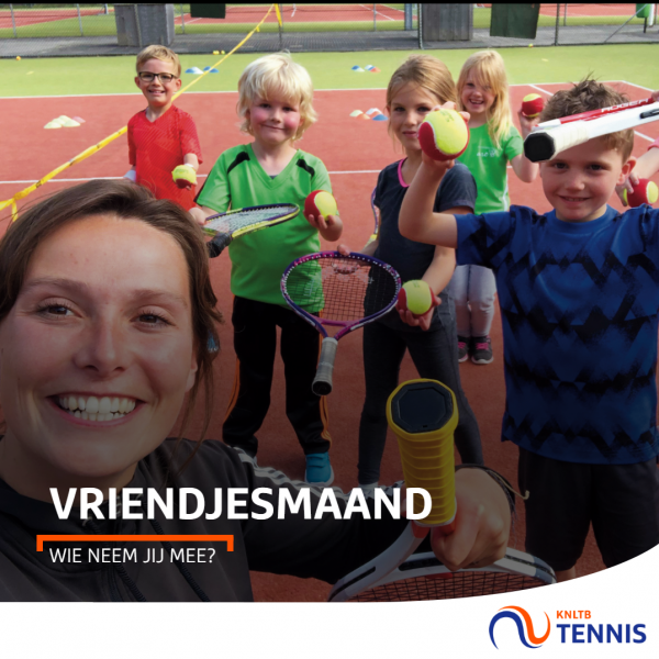 Ontdek Tennis - April vriendjesmaand
