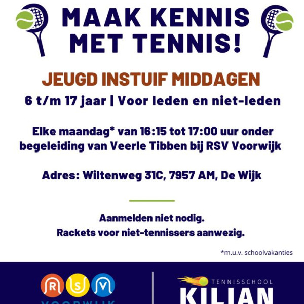 Tennis instuif