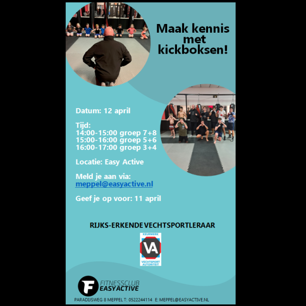 Maak kennis met kickboksen!